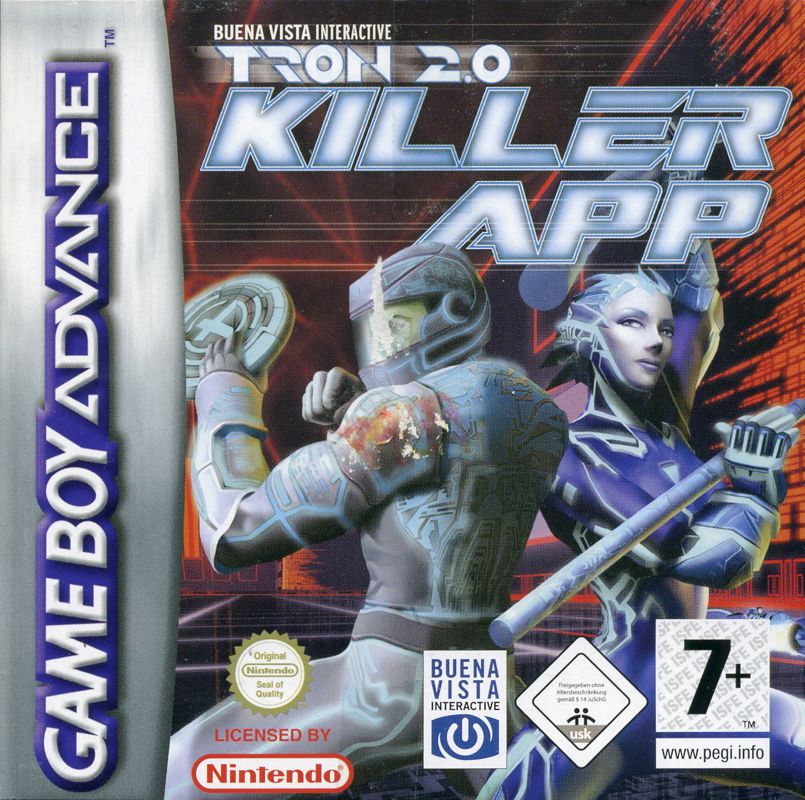 TRON 2.0 Killer App box art for GameBoy Advance